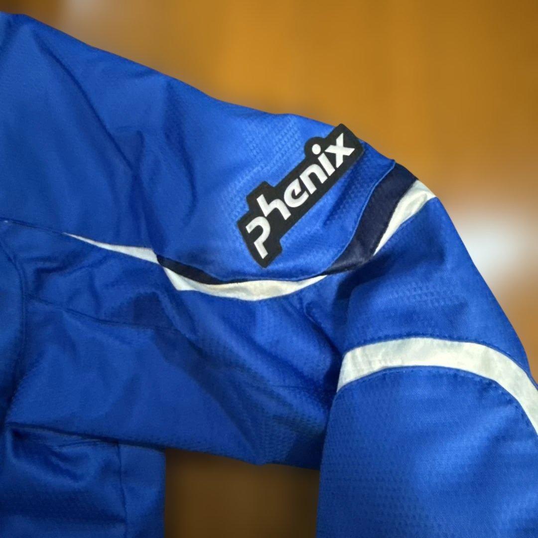 phenix スキーウェア 青 サロペット 手袋付き