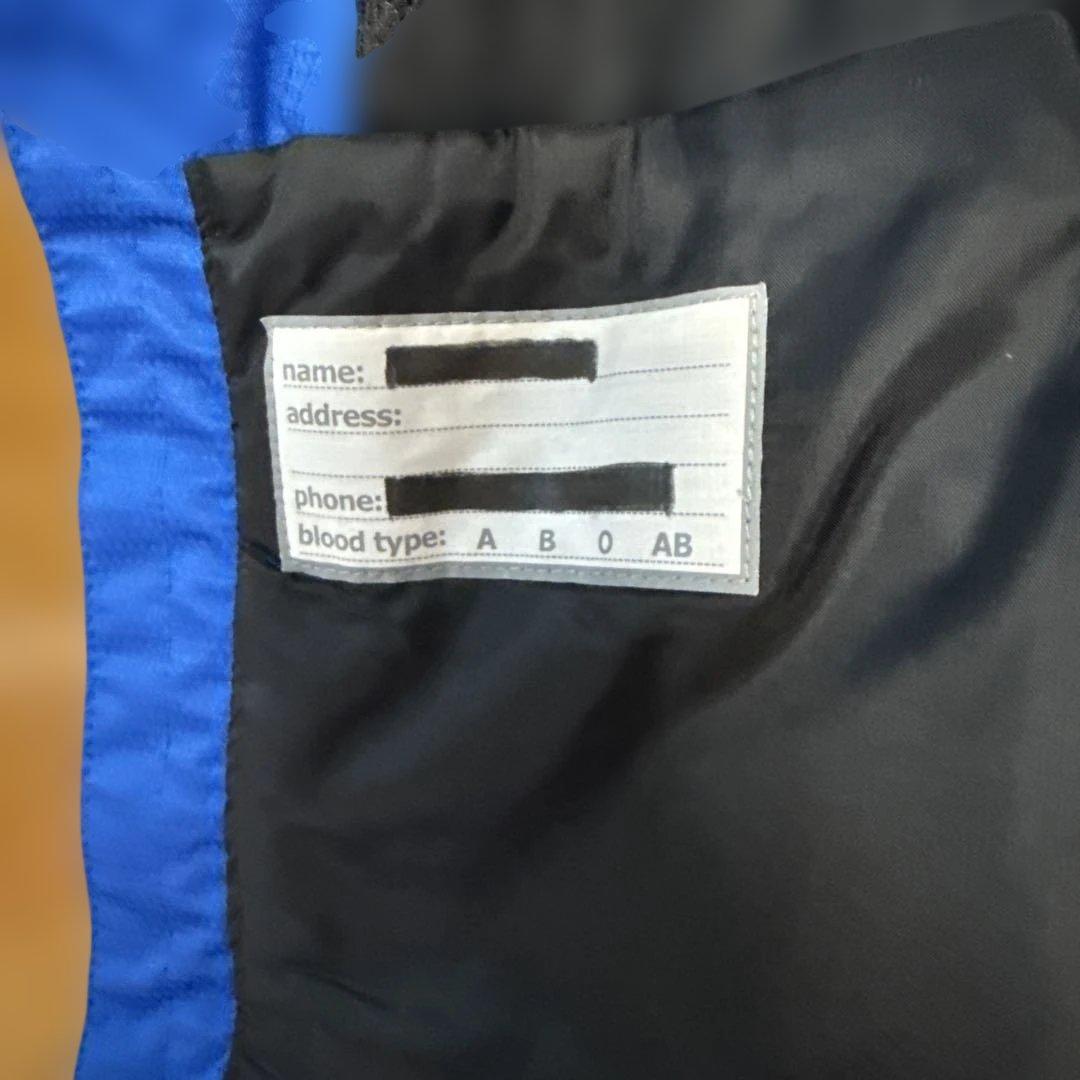 phenix スキーウェア 青 サロペット 手袋付き