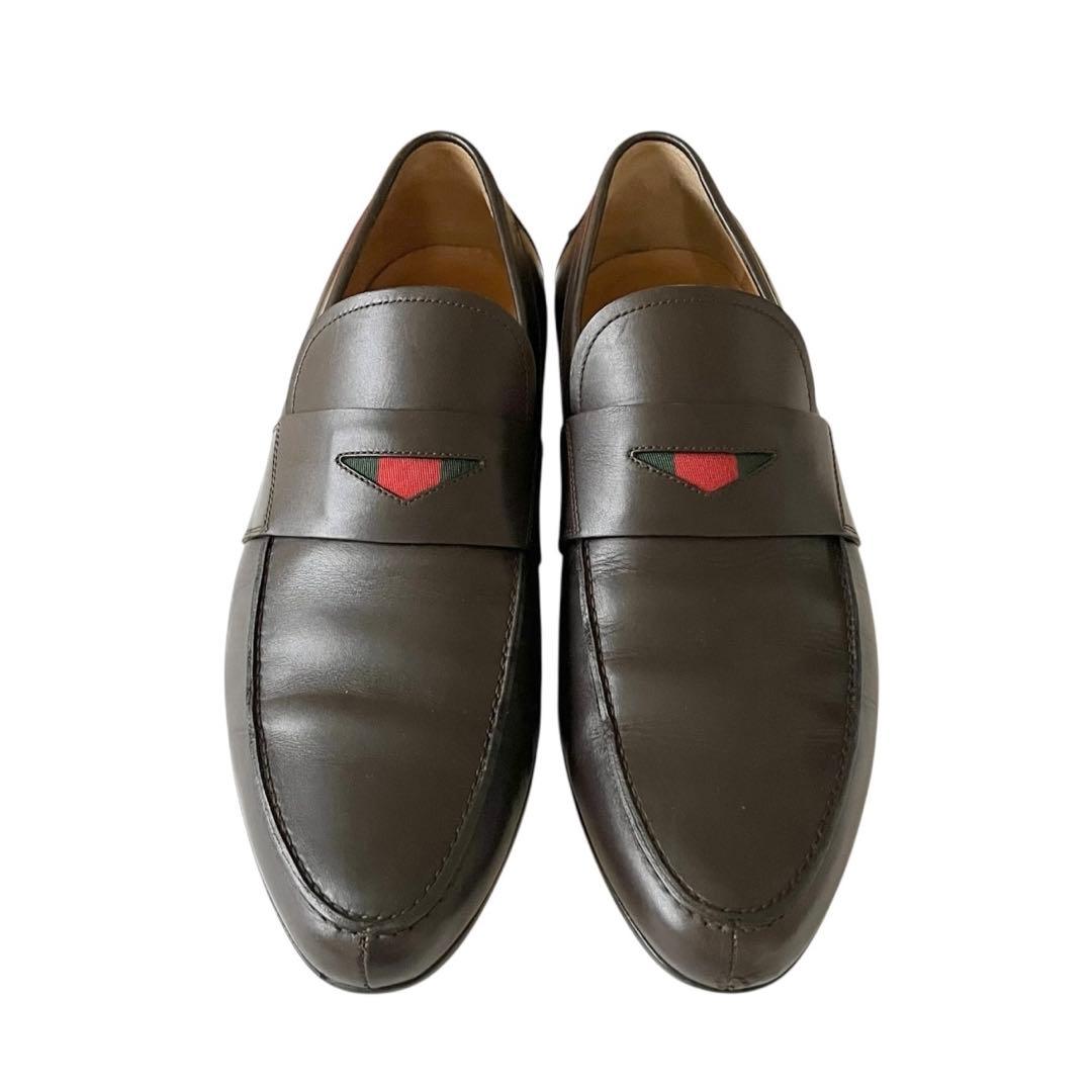 【訳あり】◾️GUCCI グッチ◾️ローファー◾️シェリーライン◾️レザー