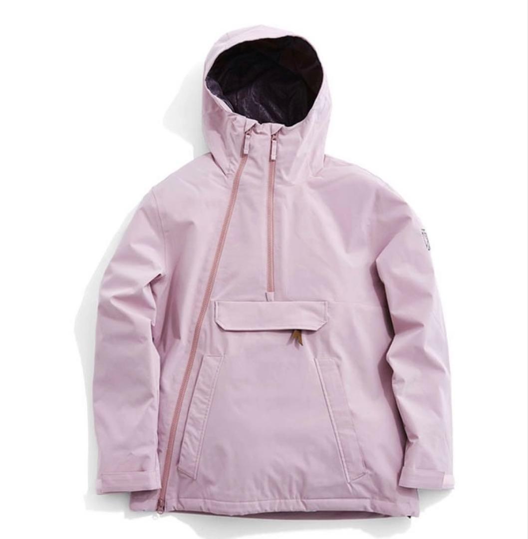 TX　薄ピンク スノーボードウェア　上下セット43degrees Sサイズ