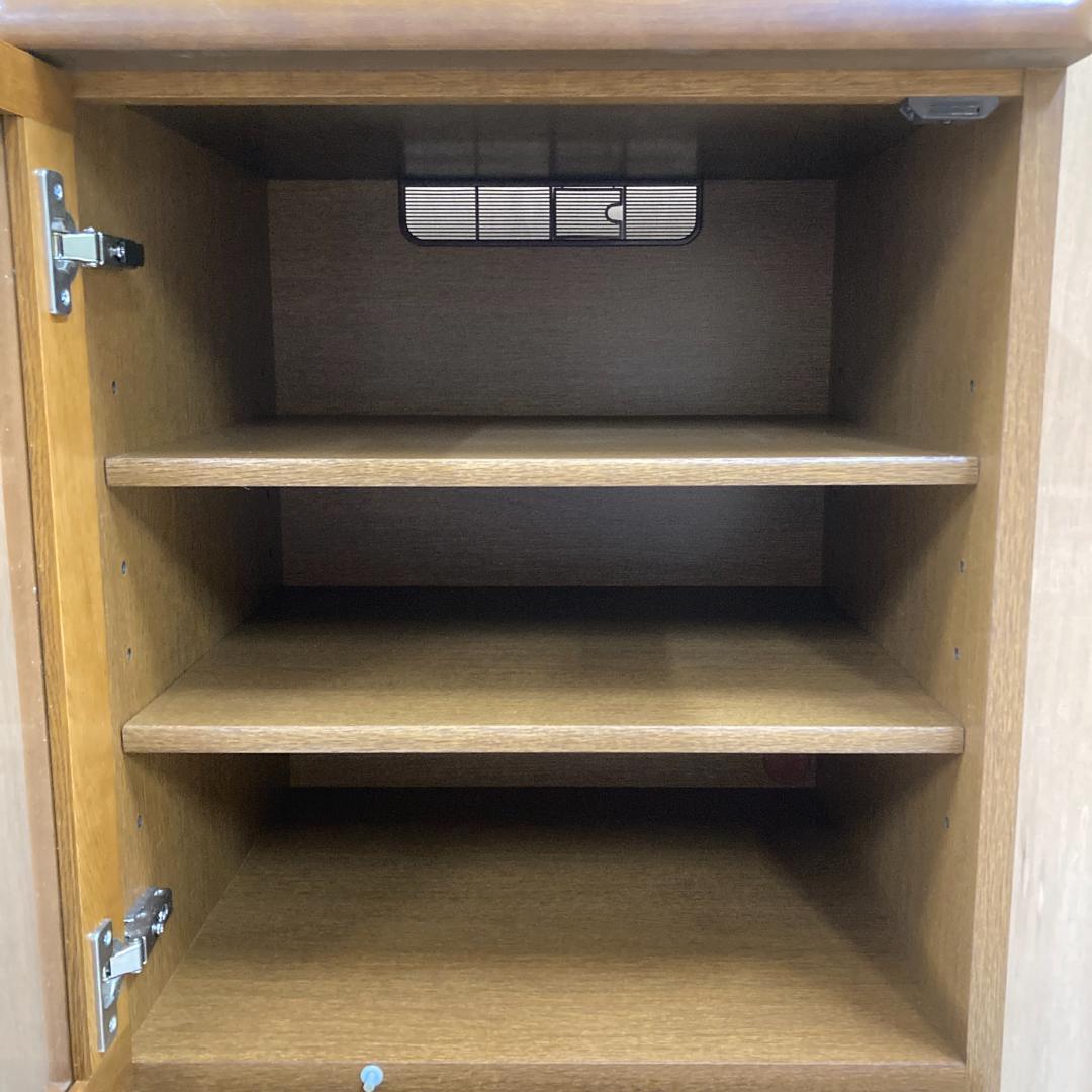 浜本工芸　キャビネット　AVラック　収納　ナラ材