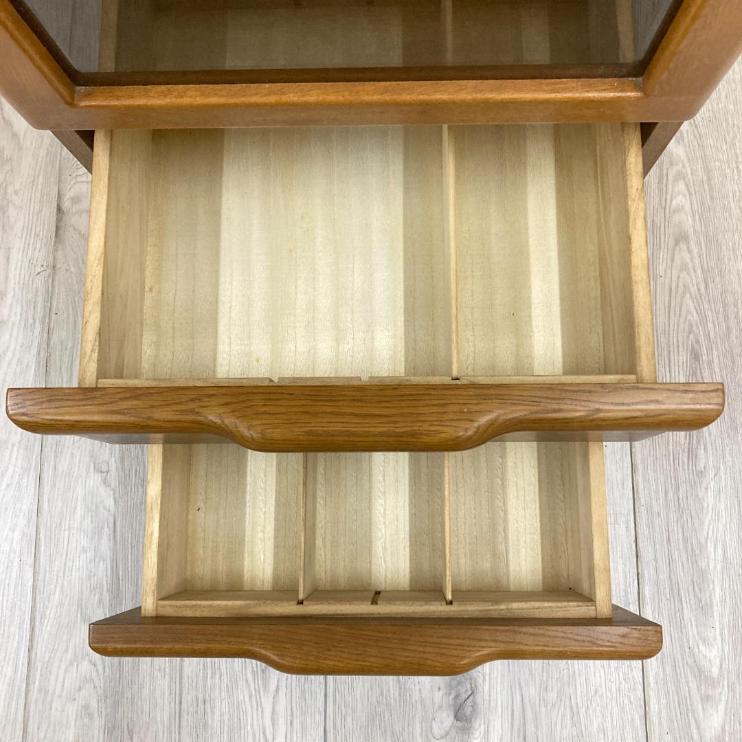 浜本工芸　キャビネット　AVラック　収納　ナラ材