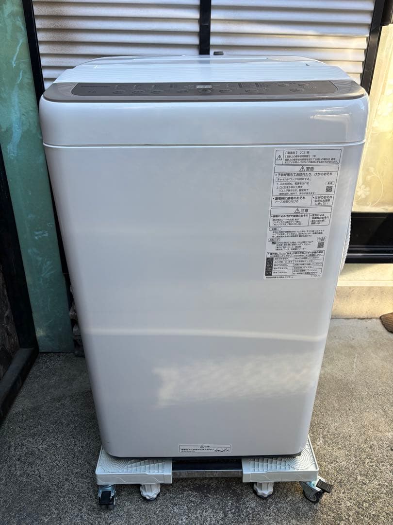 分解クリーニング済み パナソニック NA-F70PB15 2021年製 7kg