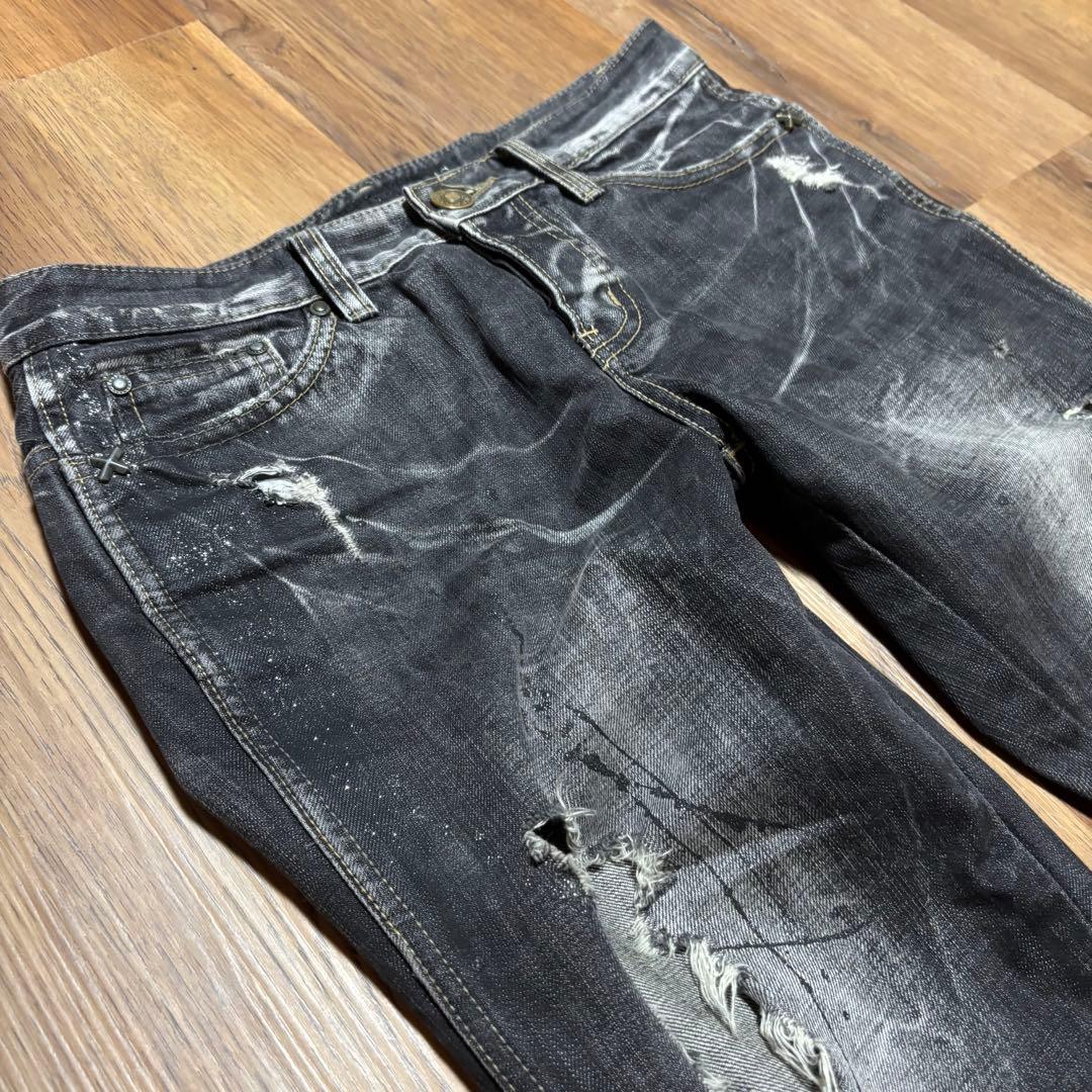 FUGA ダメージ フレアデニム