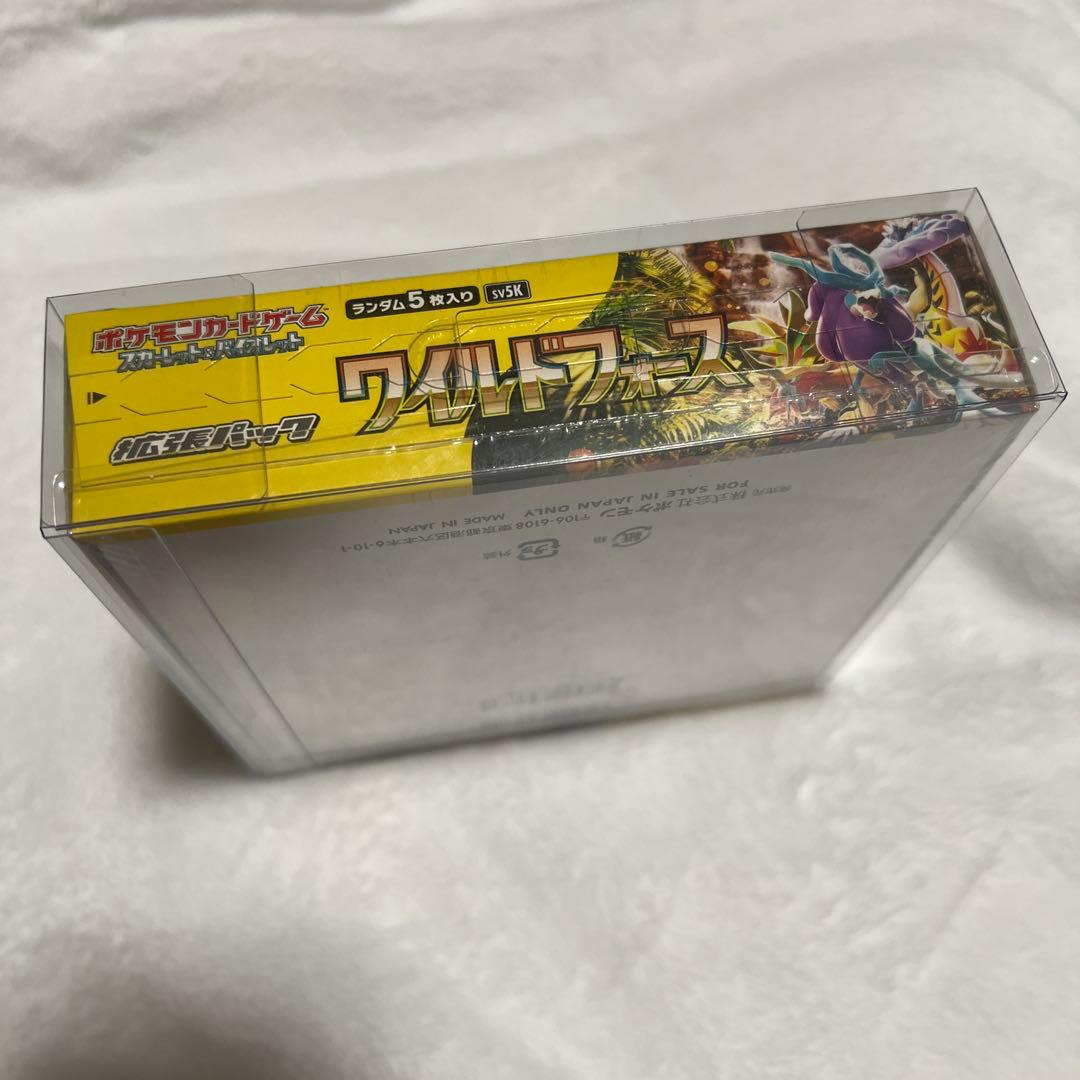 新品未開封BOXポケモンカード　ワイルドフォース シュリンク付き
