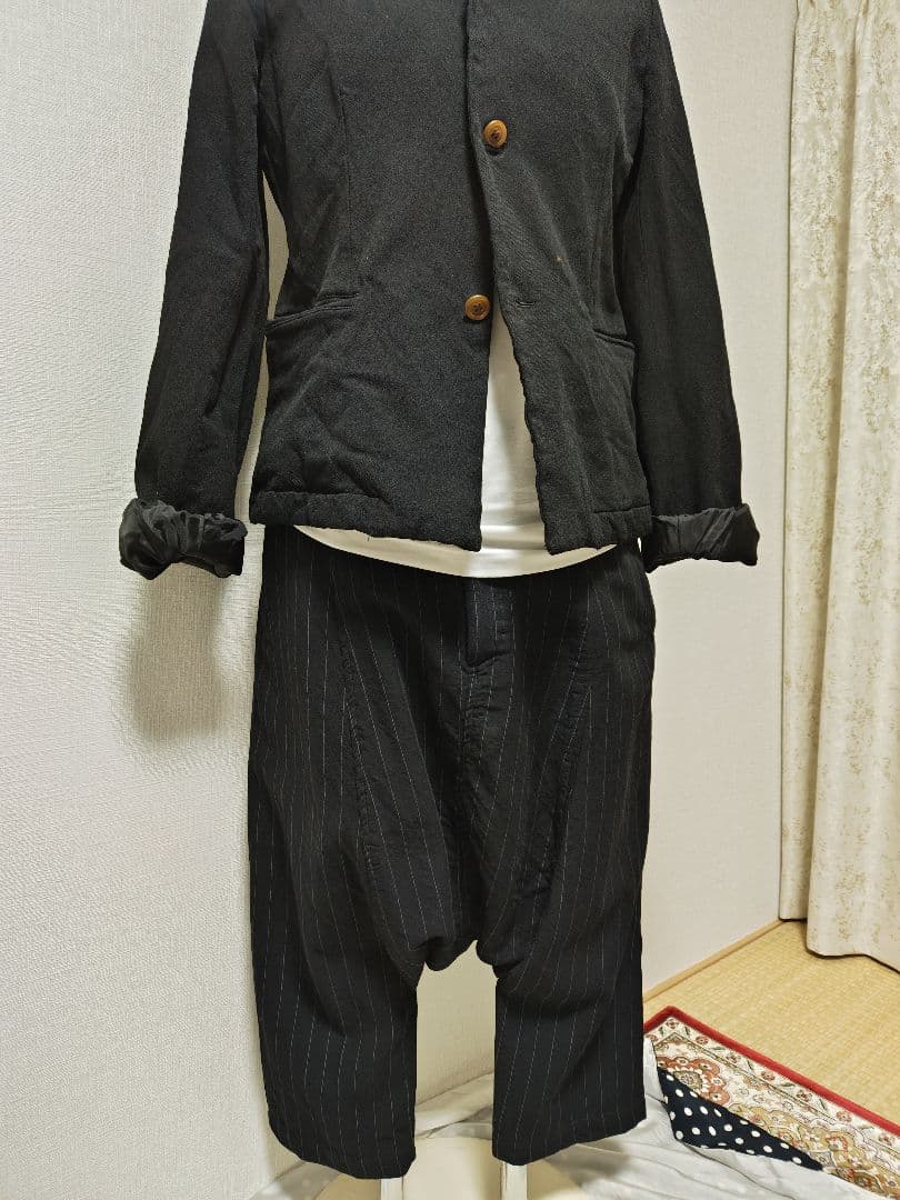 COMME des GARÇONS サルエルパンツ S ストライプ