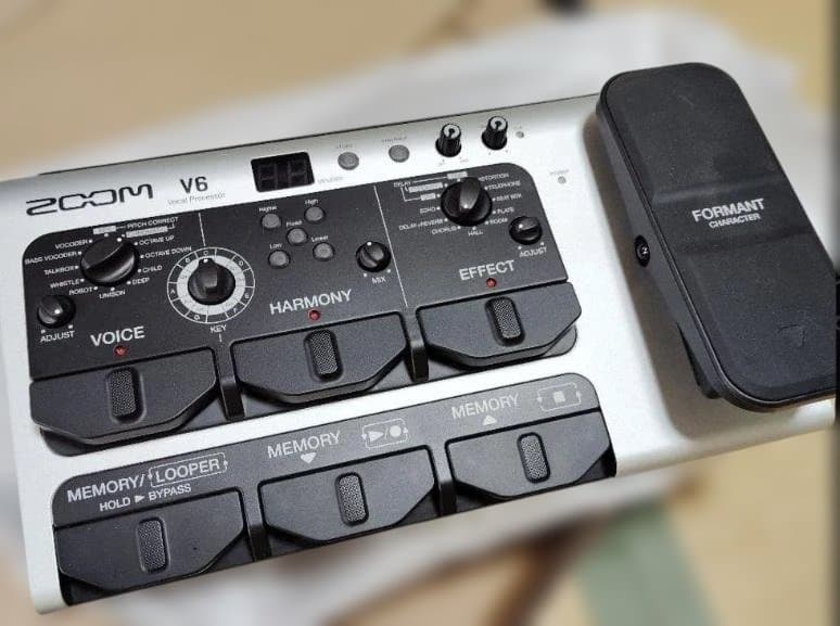【週末値下げ】ZOOM V6-SP ボーカルプロセッサー