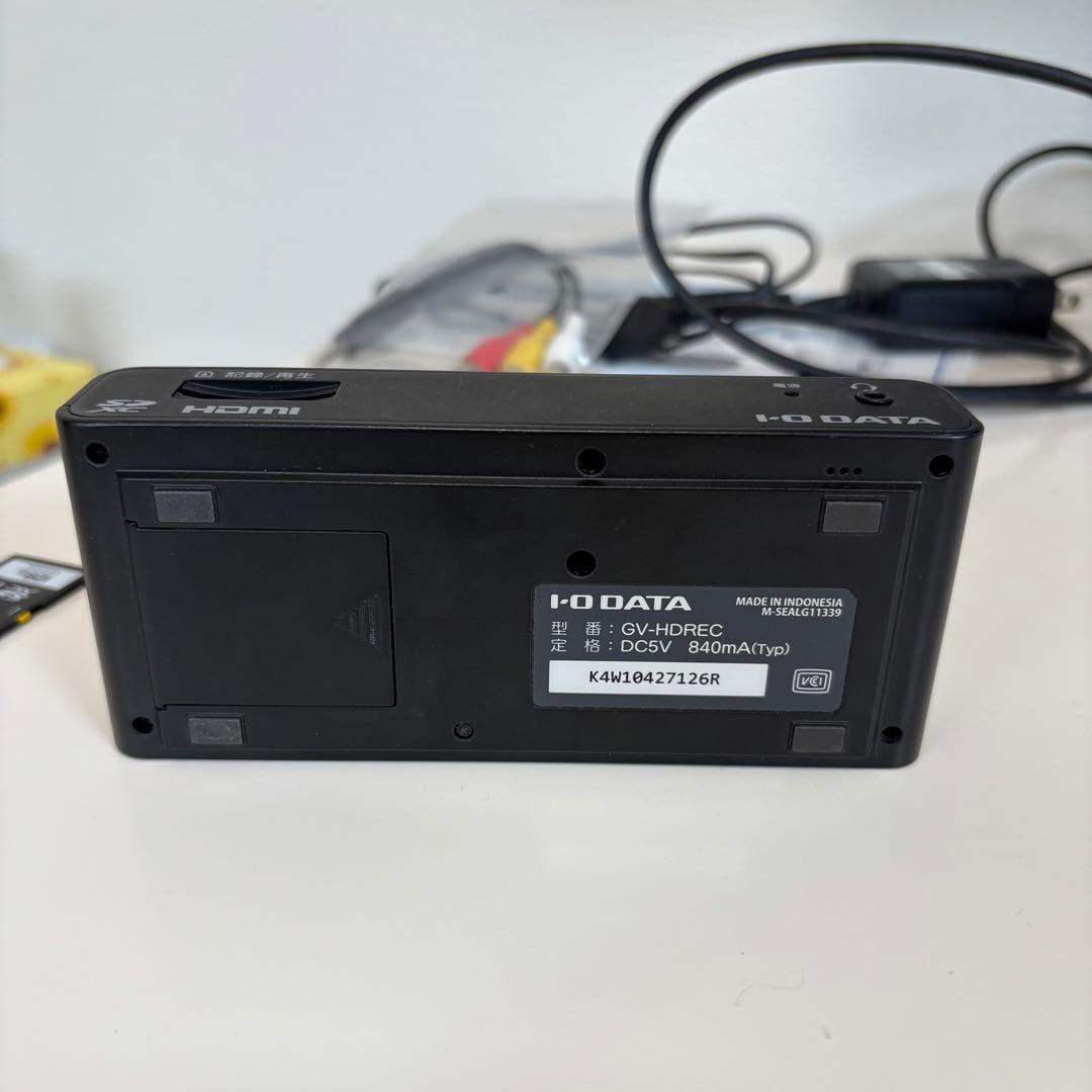 I-O DATA GV-HDREC キャプチャーボード【SDカード付】