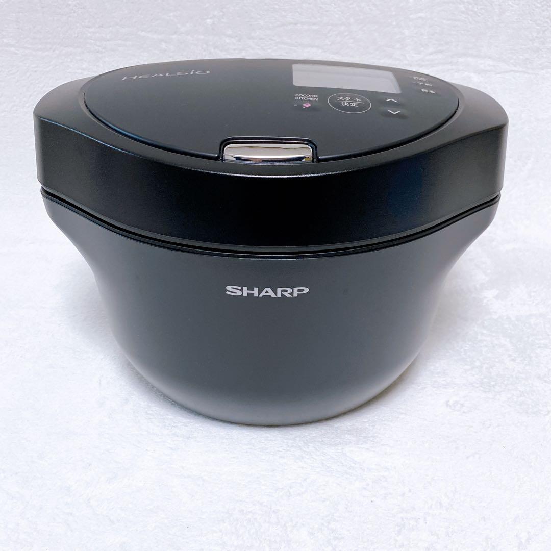 美品　SHARP シャープ　ヘルシオ ホットクック　KN-HW16G　ブラック