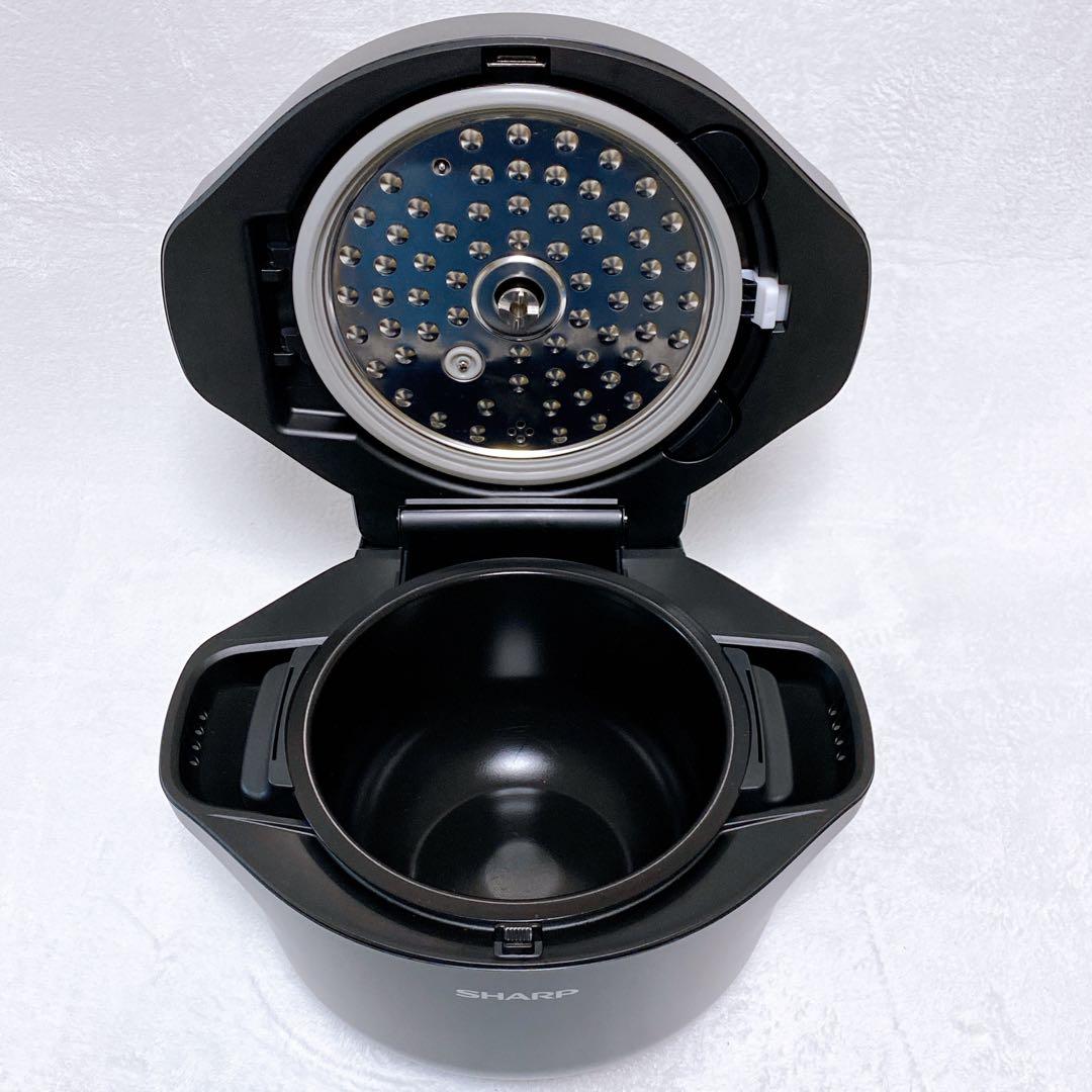 美品　SHARP シャープ　ヘルシオ ホットクック　KN-HW16G　ブラック