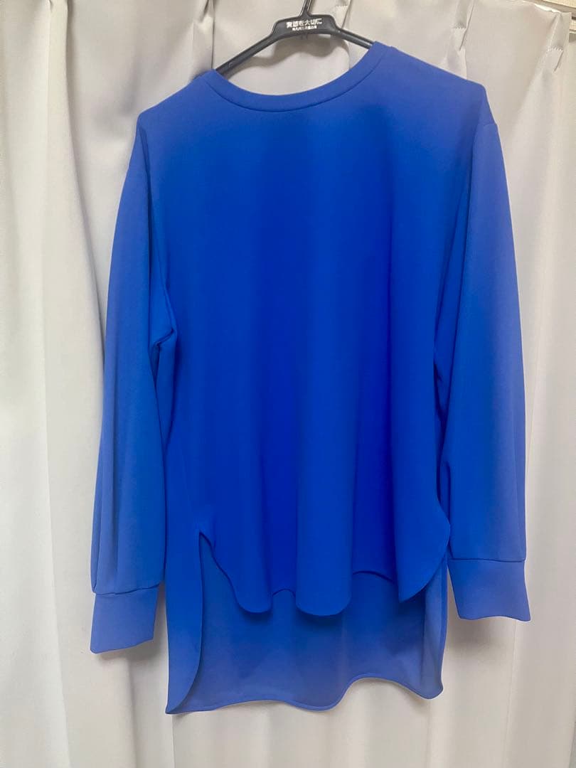 ビアズリーTブラウス(ブルー)