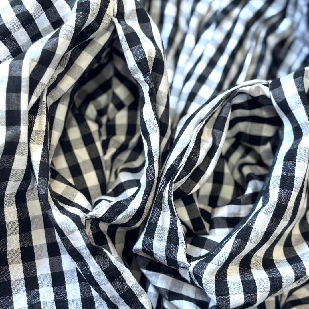 ✨極美品✨ビアズリー　先染め　ギャザーチュニック　ギンガムチェック　綿100%