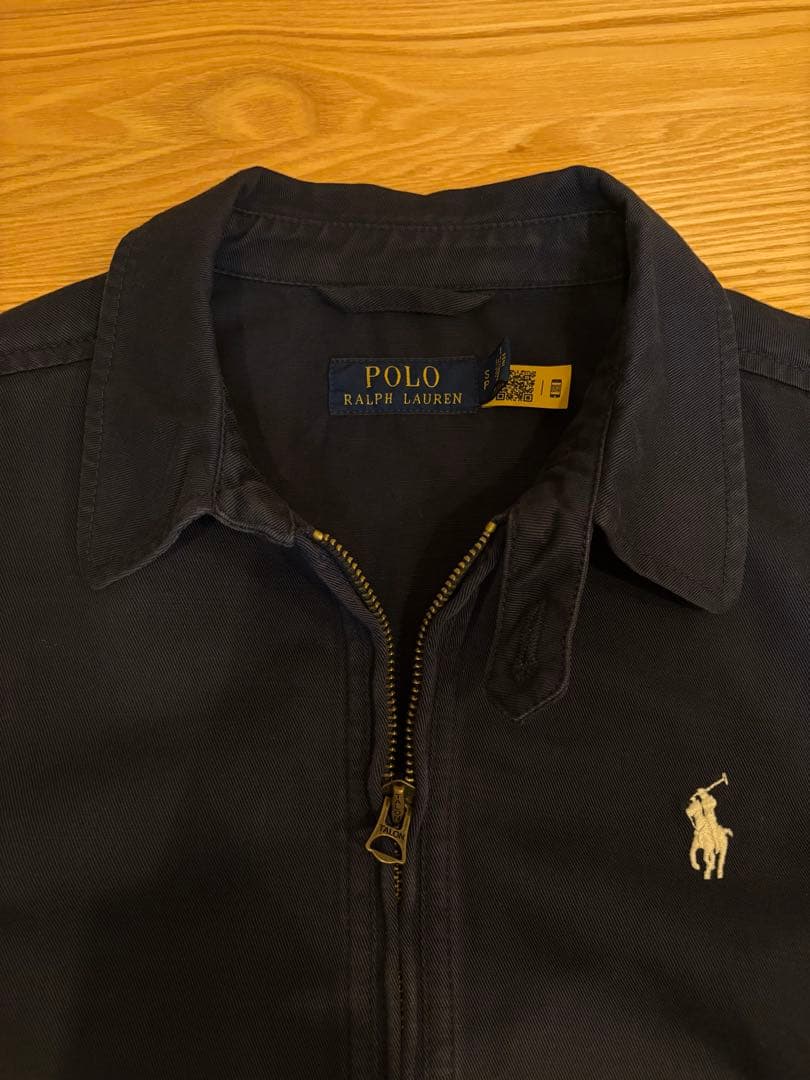 ポロラルフローレン ドリズラージャケット ダブルジップ ジャンパー ネイビー紺S