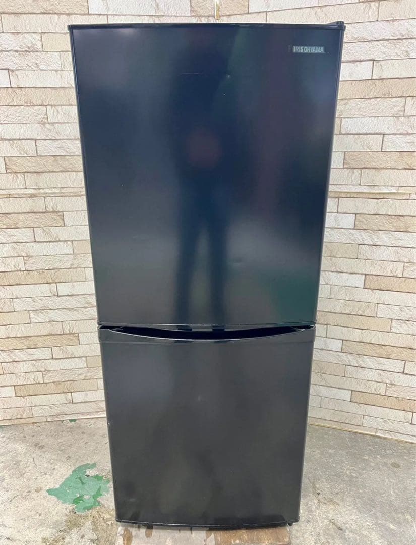 アイリスオーヤマ　2ドア冷凍冷蔵庫　142L IRSD-14A-B ブラック