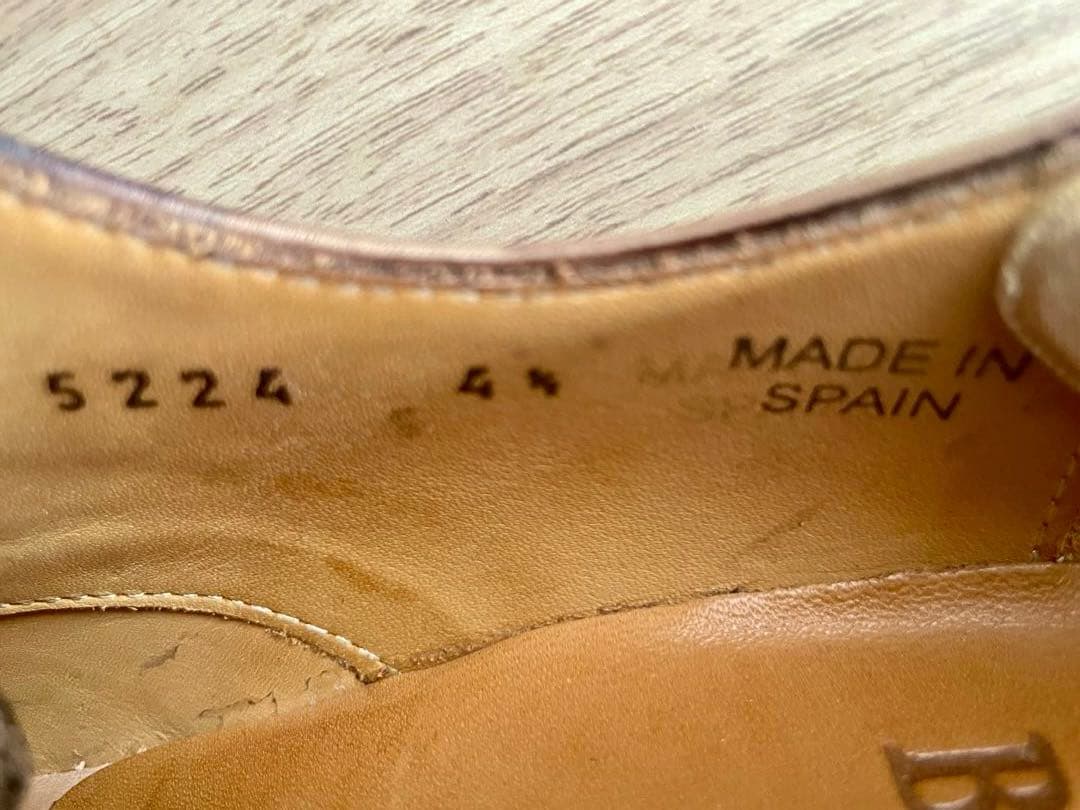 【美品】Berwick 1707 バーウィック ダークブラウン 革靴 4.5