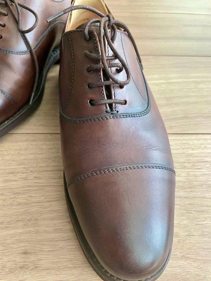 【美品】Berwick 1707 バーウィック ダークブラウン 革靴 4.5