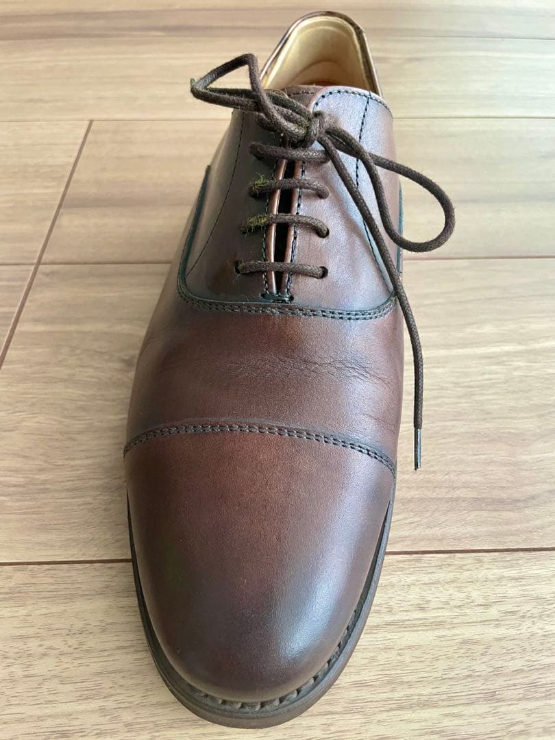 【美品】Berwick 1707 バーウィック ダークブラウン 革靴 4.5