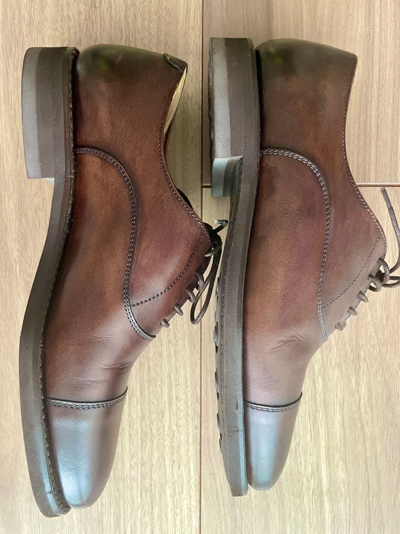 【美品】Berwick 1707 バーウィック ダークブラウン 革靴 4.5