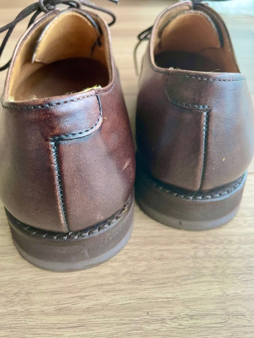 【美品】Berwick 1707 バーウィック ダークブラウン 革靴 4.5