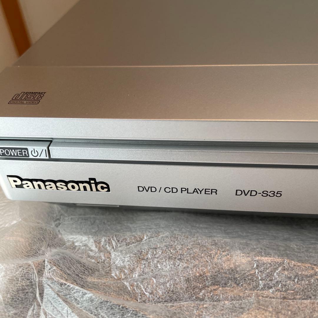 【新品・未使用】Panasonic DVD/CD プレーヤー DVD-S35-S