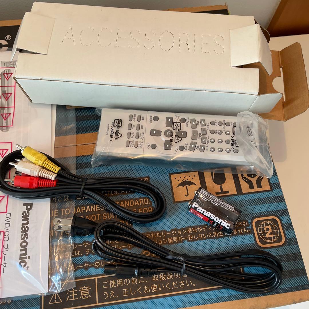 【新品・未使用】Panasonic DVD/CD プレーヤー DVD-S35-S