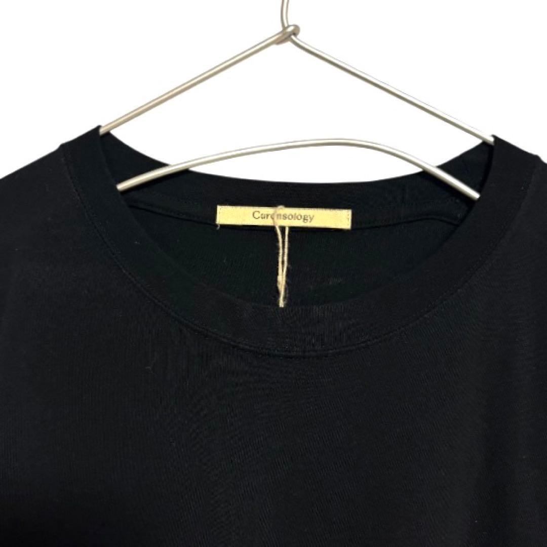 【新品】Curensology カレンソロジー　ツイストジャージワンピース　黒