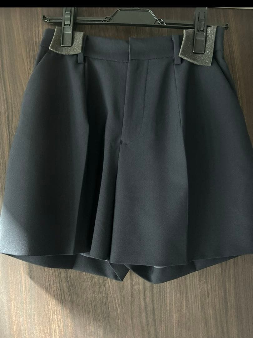 Ameri DIMENSIONAL SHORT PANTS ネイビーXS