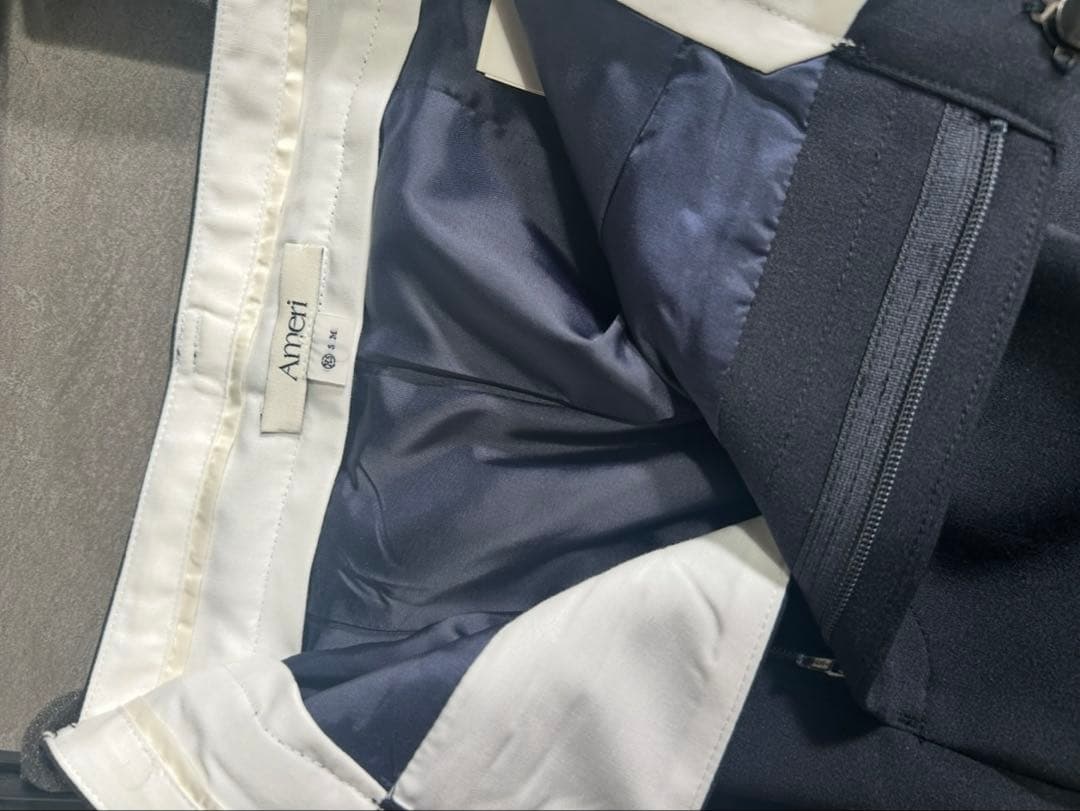 Ameri DIMENSIONAL SHORT PANTS ネイビーXS