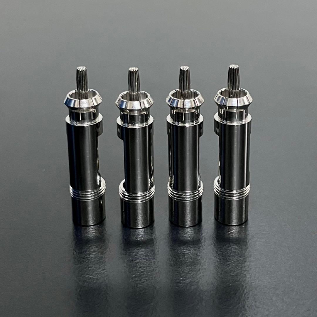 FURUTECH FP106(R) RCA ピンプラグ ロジウムメッキ 4個
