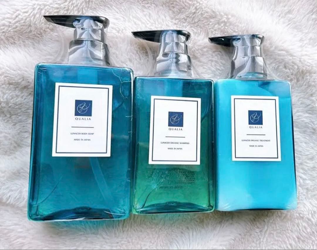 QUALIA ルナセルオーガニックシャンプー トリートメント ボディーソープ