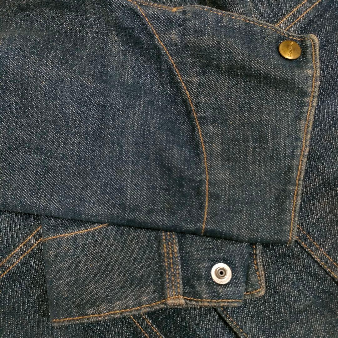 【美品】Carhartt◆デニムカバーオール◆M/ダークインディゴ◆レザーパッチ