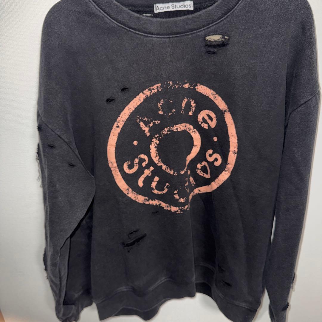 Acne Studios アクネストゥディオズ　ダメージ　スウェット　ロンT