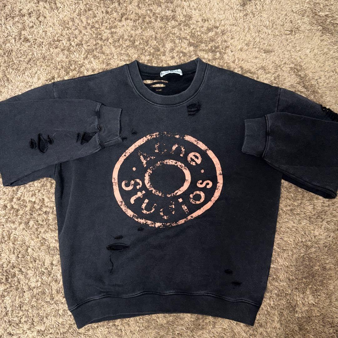 Acne Studios アクネストゥディオズ　ダメージ　スウェット　ロンT