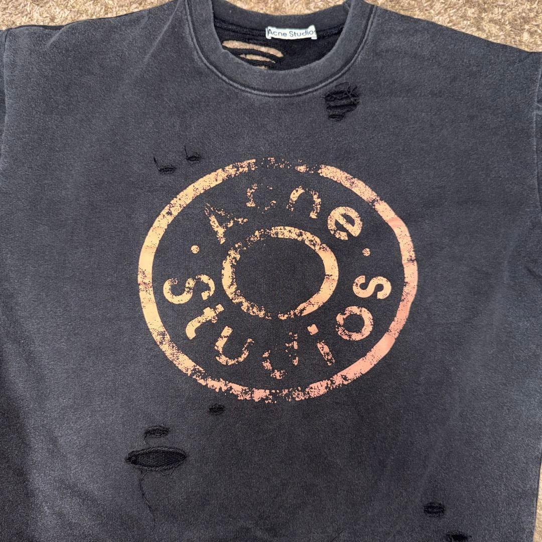 Acne Studios アクネストゥディオズ　ダメージ　スウェット　ロンT