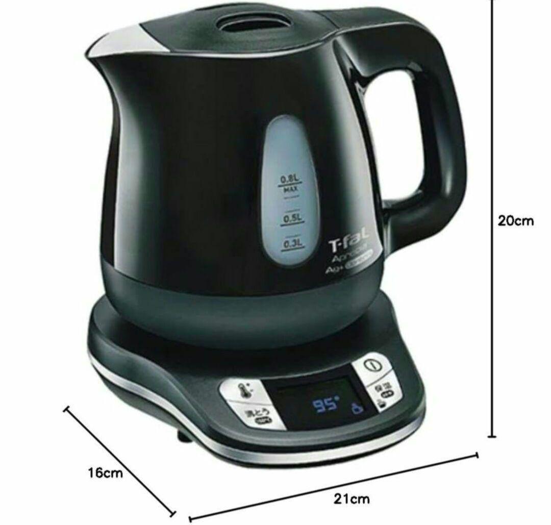 新品　T-falティファール電気ケトル アプレシアAg+コントロール 黒