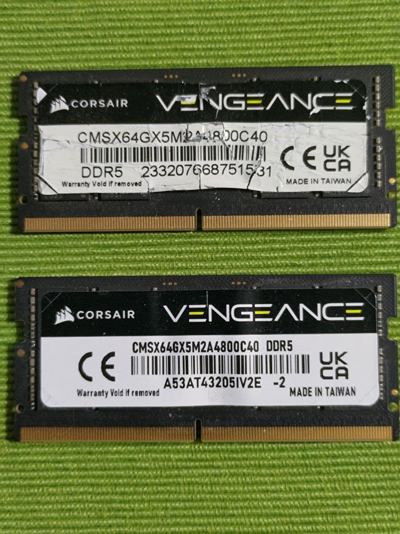 メモリー Corsair Vengeance 64GB DDR5 SO-DIMM