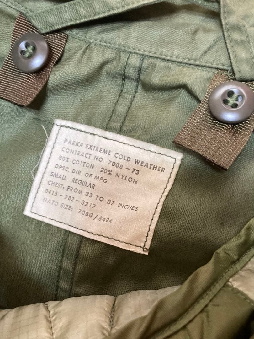 米軍実物 M65 モッズコート サイズM シェル・ライナーセット