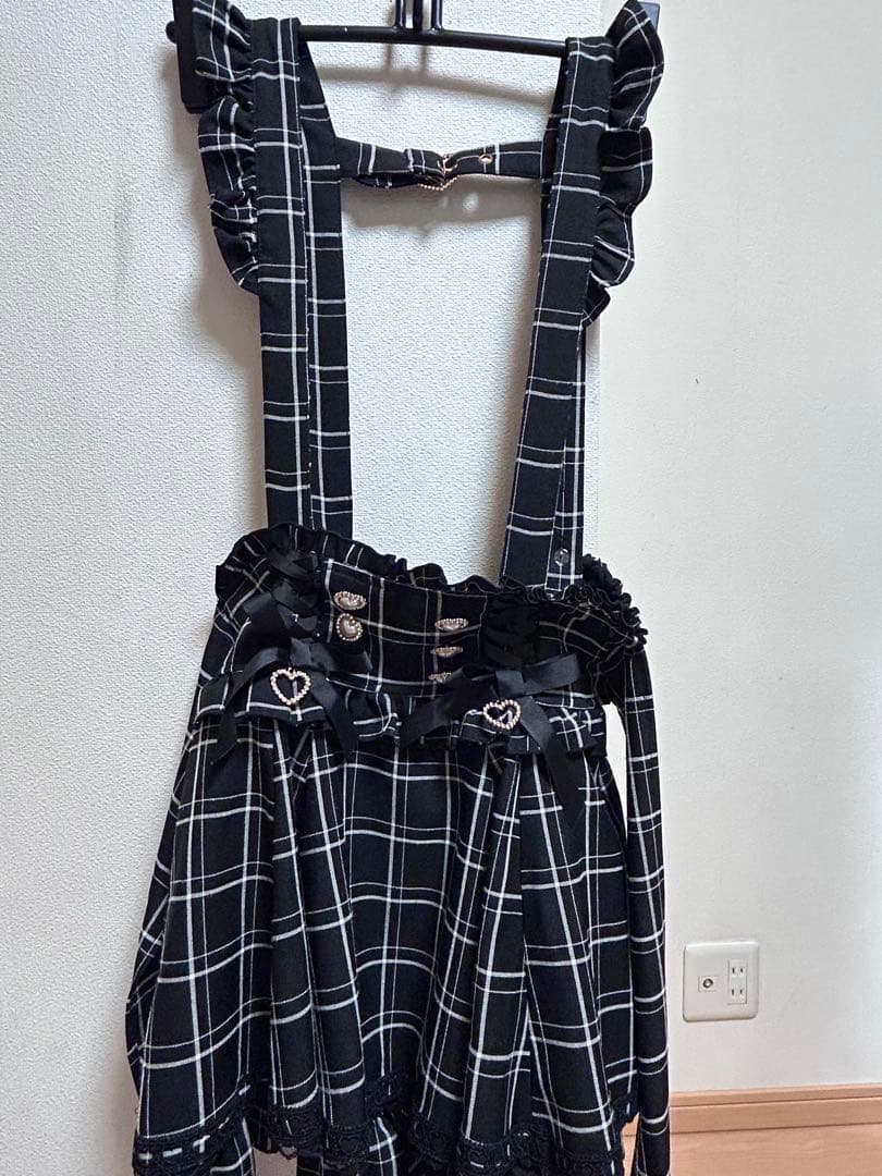 リズリサ　レースアップサスペンダー付スカパン