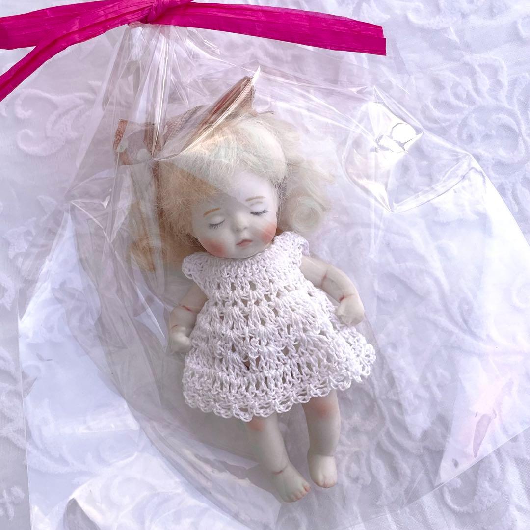 未使用 国内作家様 hacodeco ねむねむことりちゃん ビスクドール お人形