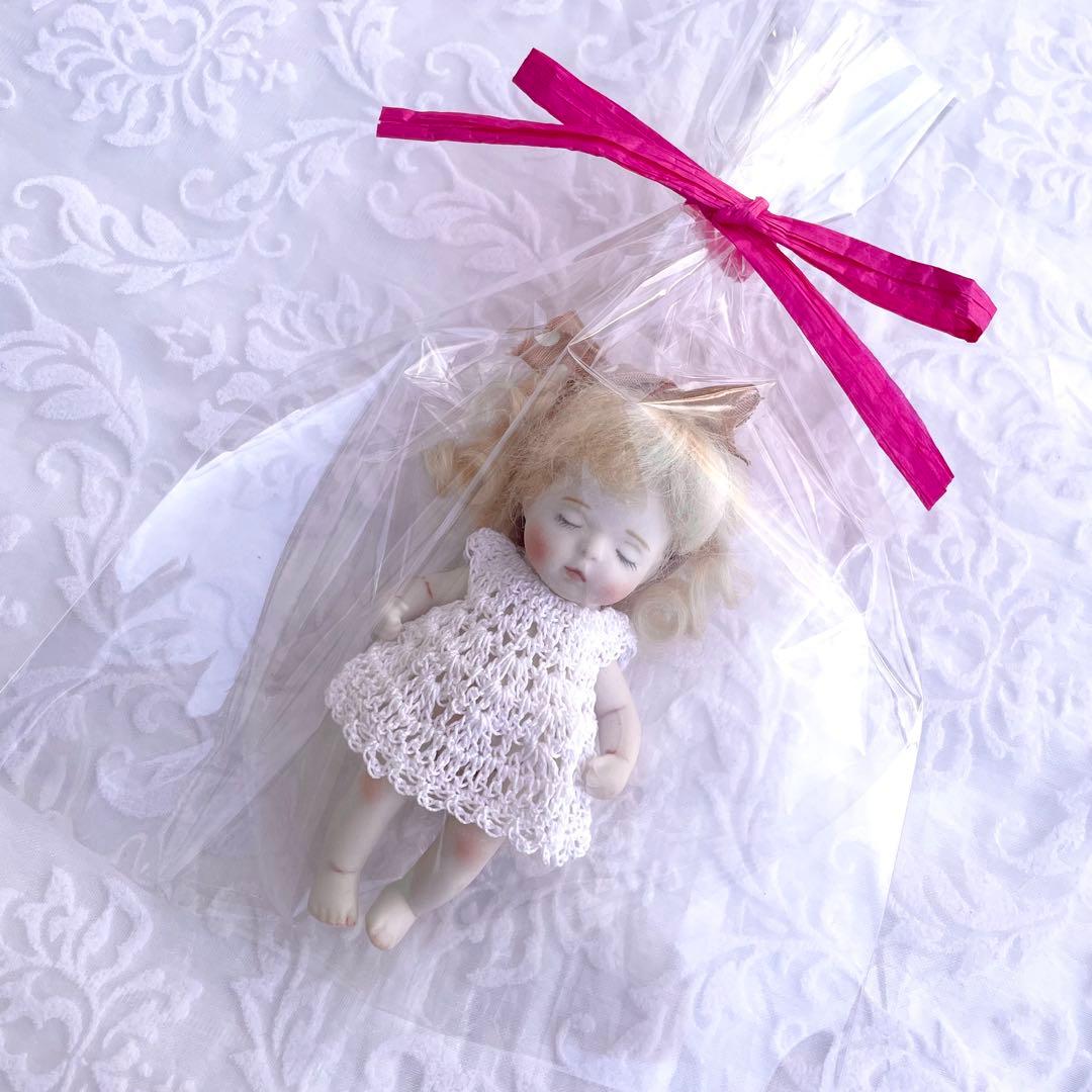 未使用 国内作家様 hacodeco ねむねむことりちゃん ビスクドール お人形