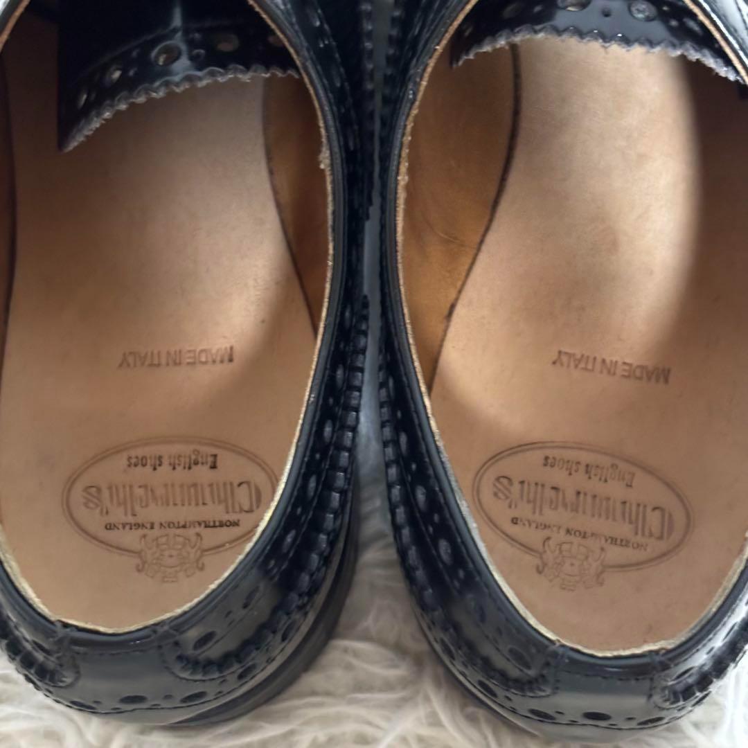 ⭐️未使用級⭐️ チャーチ BURWOOD ウィングチップ　ドレスシューズ