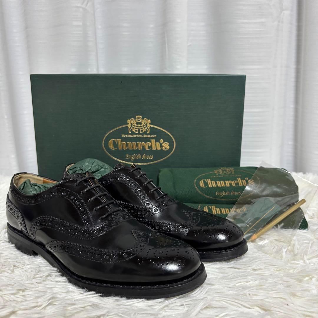 ⭐️未使用級⭐️ チャーチ BURWOOD ウィングチップ　ドレスシューズ