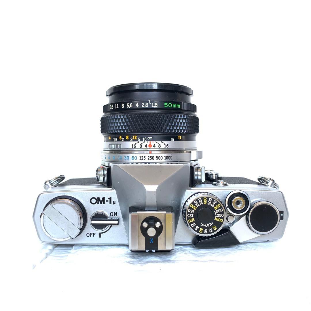 【OLYMPUS】オリンパスOM-1N一眼レフカメラ 50mmレンズ付き
