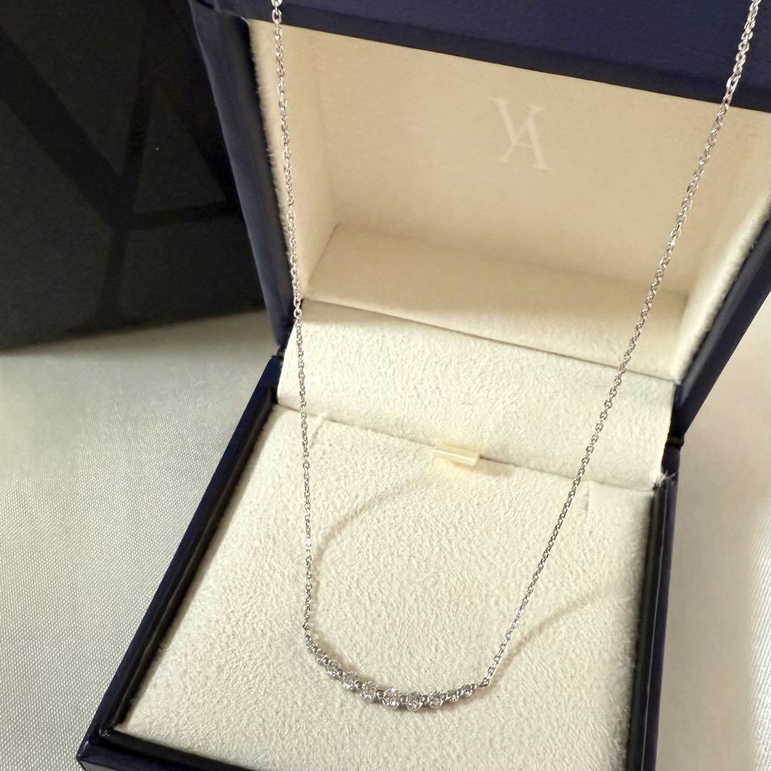 ヴァンドーム青山 プラチナ ダイヤモンド リュール ネックレス