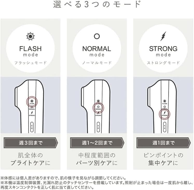 面倒なジェル不要でダウンタイムゼロ LINKA光美容美顔器”スノーフラッシュ”