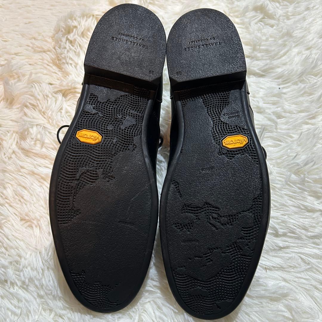極美品✨ TRAVEL SHOES by chausser ストレートチップ 黒