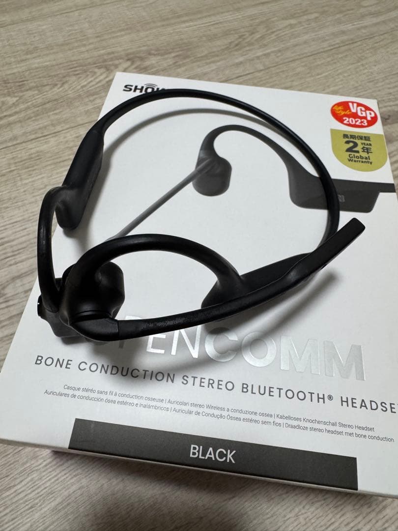 イヤホン SHOKZ OPENCOMM BLACK