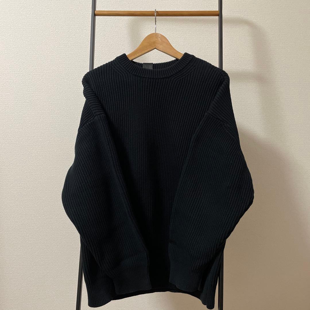 N.HOOLYWOOD クルーネックニット ブラック