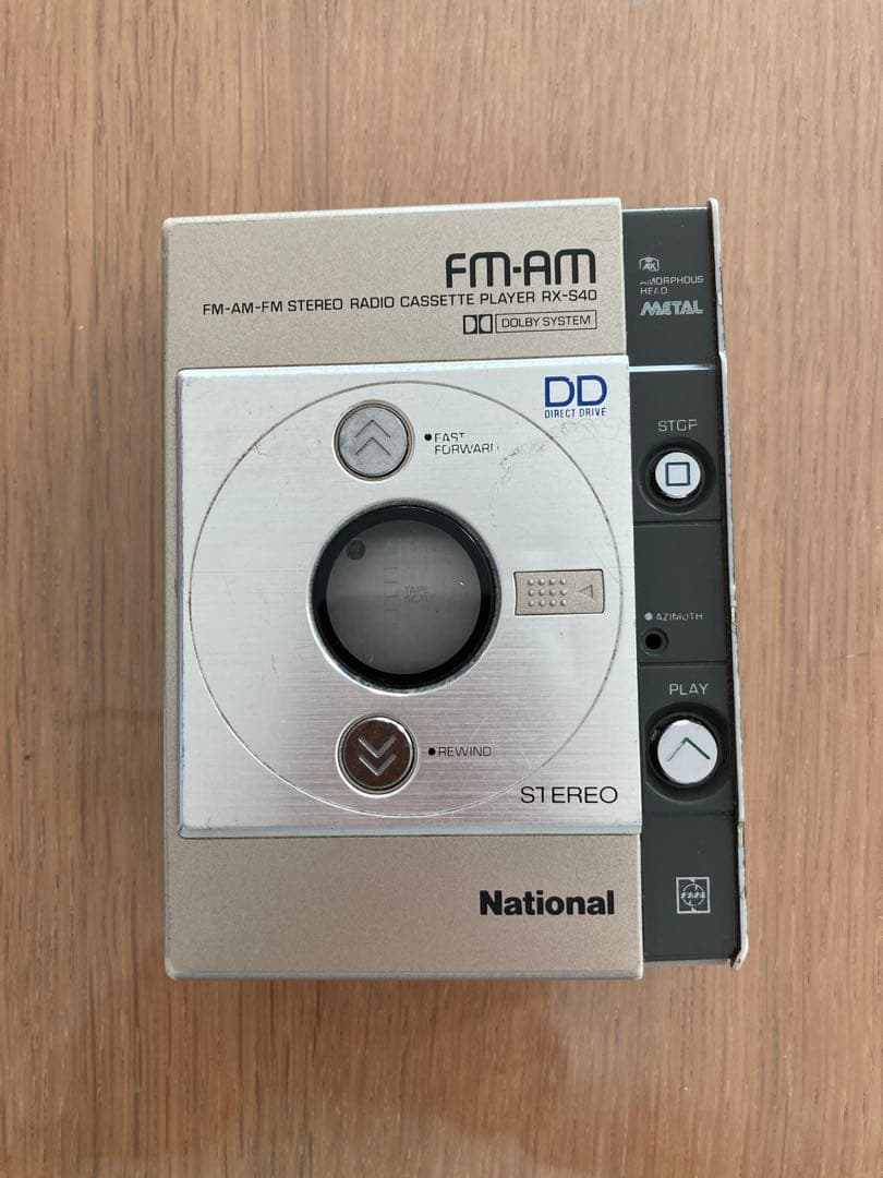 d*2様 National FM-AMラジオカセットプレーヤー RX-540