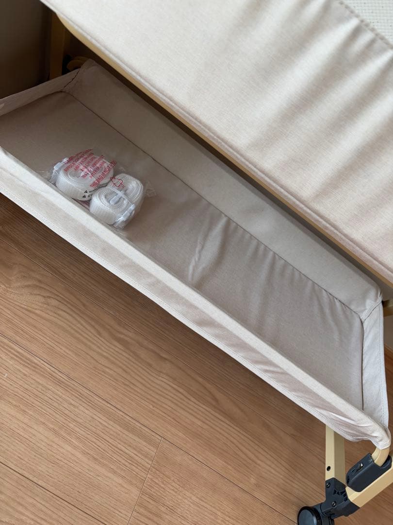 hzdmj ベビーベッド カーキ 折りたたみ 添い寝